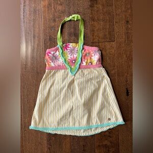 Matilda Jane 435 Happy And Free Tilt A Whirl Halter Top Tween Girls Size 10
